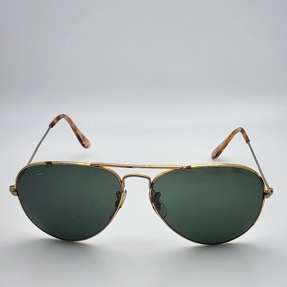 Vintage B&L Ray-Ban Aviator Sunglasses & Case - Picture 4 of 11